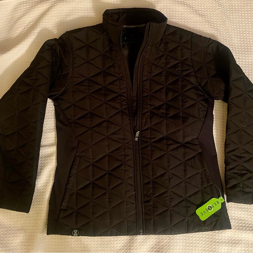 HOLLOWAY Women’s Black REPREVE ECO Quilted Jacket; Medium